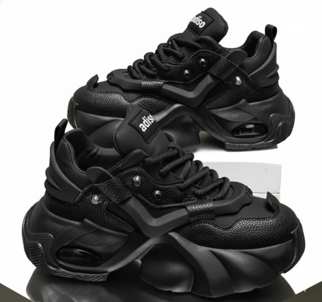 adiso Men's Style Chunky Sneakers | Casual Fashion Streetwear Running/Walking Shoes-picture-11