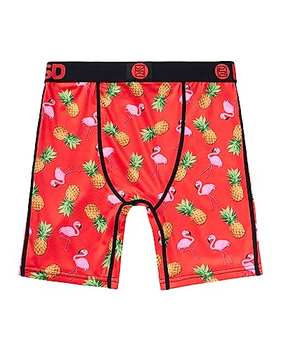 Image of PSD Boys Boxer Briefs - Tropic Twist, Comfortable Breathable Underwear for Boys, Small