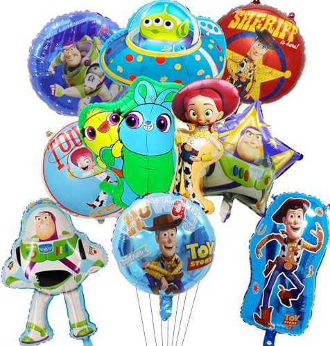 Hbdtjn HBDTJN1234 Toy Inspired Story Party Decorations Balloons,10Pcs Toy Game Balloons Set For Toy Inspired Story Birthday Party Decorations Supplies cover