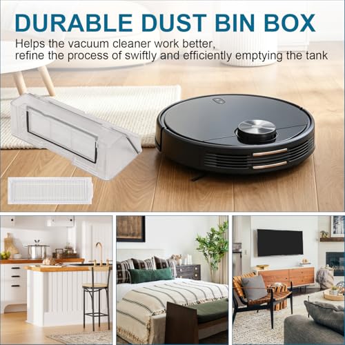 Image of Dust Bin Box for Compatible with Wyze Robot WVCR200S Vacuum Cleaner - Waste Dustbin Box Replacement Accessories Spare Parts