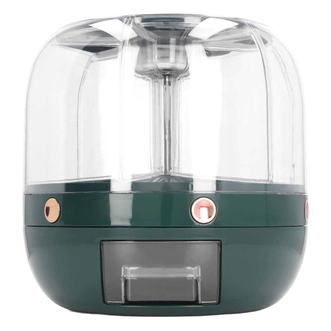 Hndhbfgrt Rice Dispenser, Multipurpose Food Grain Storage Container 3.5kg Capacity-360 Degree Rotation,Proof and Waterproof(Green)