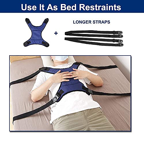 Wheelchair Seat Belt Bed Restraints Safety for Elderly Wheelchair