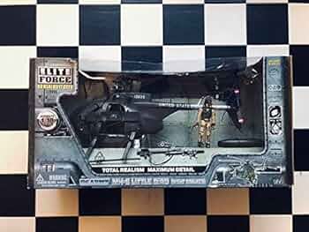 その他 1/18 Elite Force MH-6 Little Bird Elite Force 1:18 US Army MH-6 LITTLE BIRD Night Stalkers