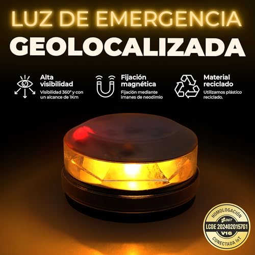Baliza V16 S SUMEX con geolocalización DGT