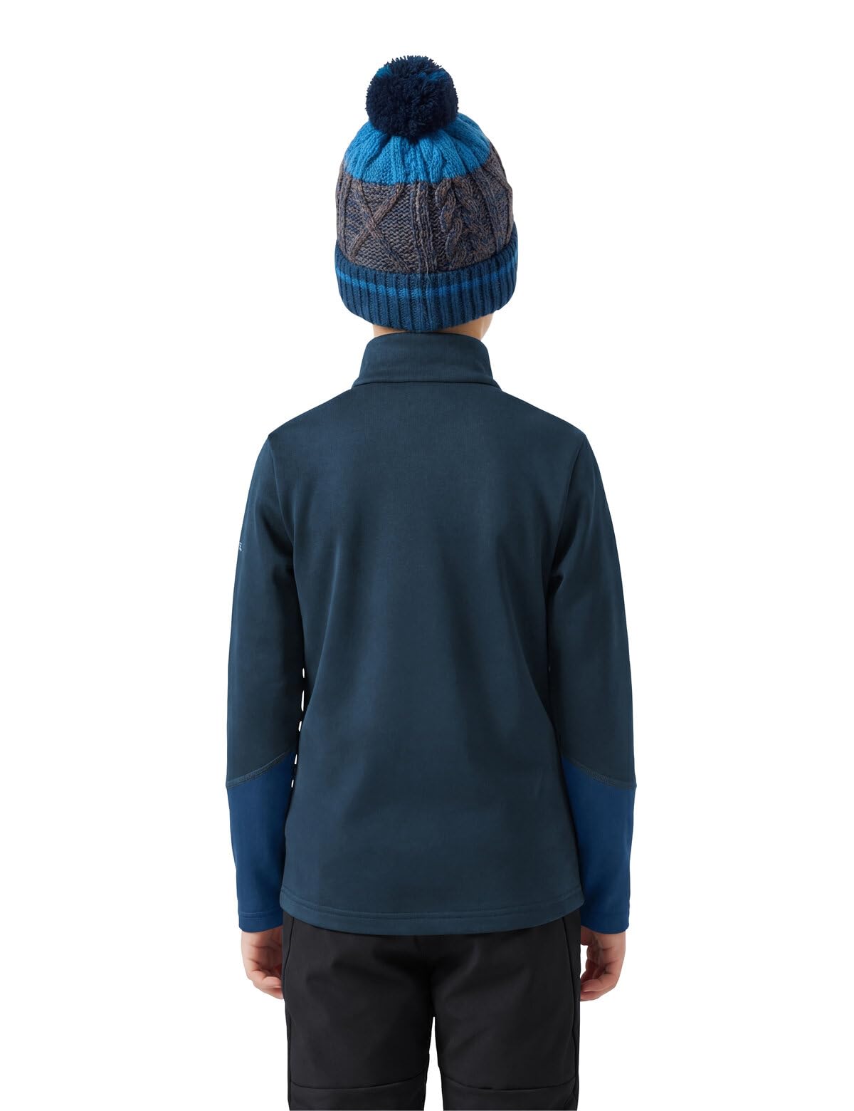 VAUDE Kids Livigno Halfzip, Funzionale e Avvolgente Felpa in Pile per Piccoli Atleti, Materiale Elastico e Avvolgente