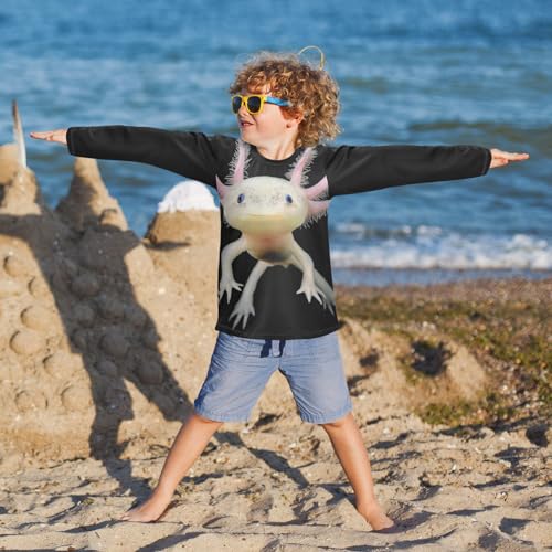Image of Aflyko Boys' Rash Guard Shirts Xmas UPF 50+ Sun Protection Swim Shirt