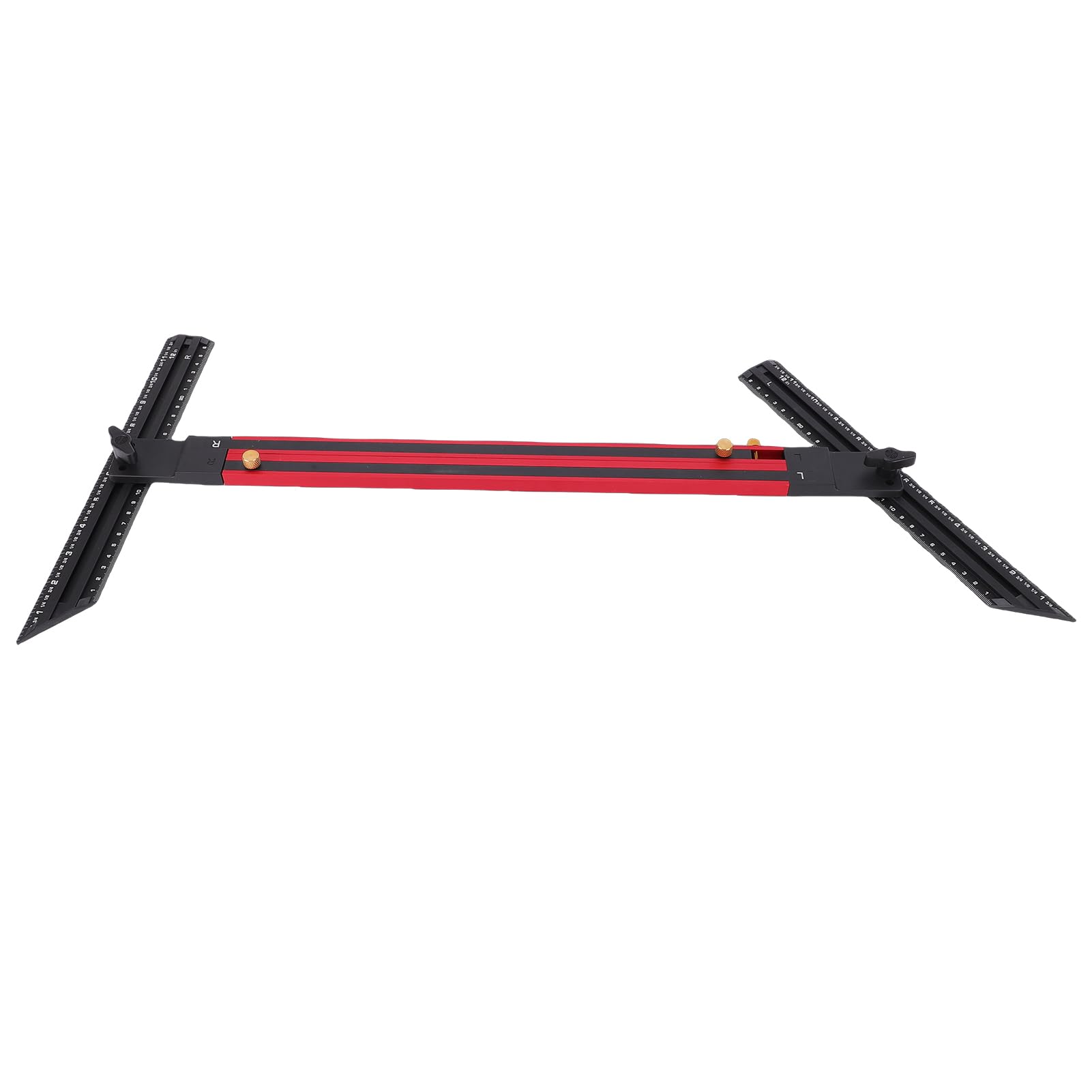 Herramienta de Plantilla para Peldaños de Escalera, Portátil y Plegable, para Mediciones Precisas en Proyectos de Carpintería y Bricolaje, Aleación de Aluminio de 58 a 164cm