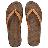 Premium Material: Bequeme Damen strand flipflop Zehentrenner mit hochwertiger Soft Yoga Sohle bieten eine hervorragende stoßdämpfende Leistung.