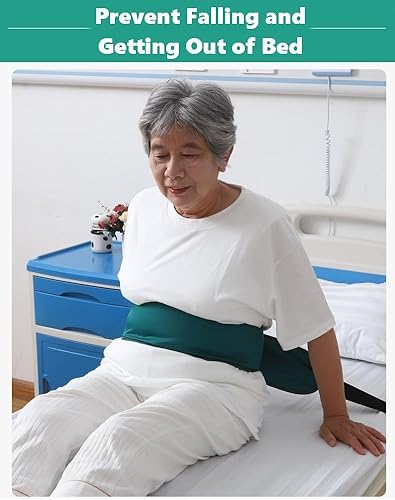 Miniatura 9 de Correa de sujeción de cama médica para ancianos, amarres de cama en servidumbre, cinturón de cintura anticaídas para ancianos, cinturón de seguridad