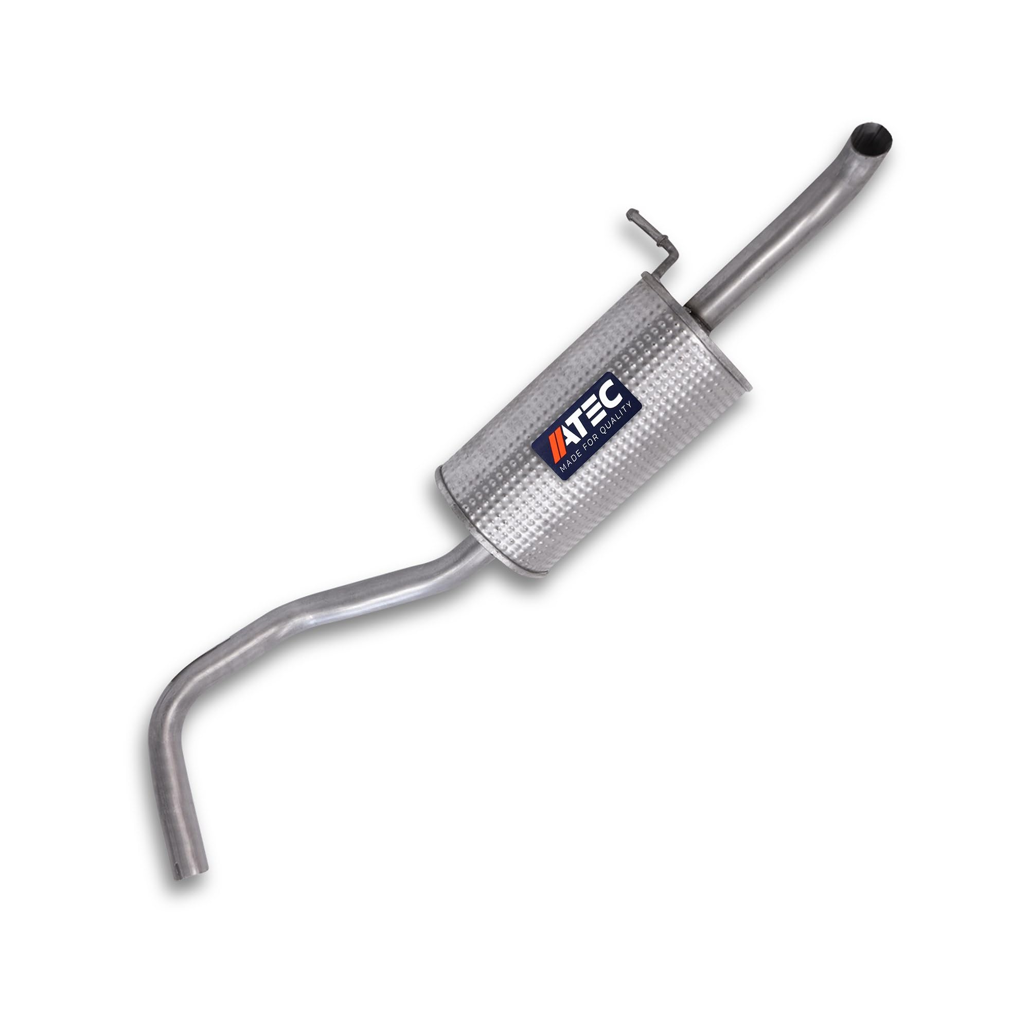 ATEC Germany 1x Endschalldämpfer Kompatibel mit SEAT IBIZA (6L1) (6J5, 6P1) (6J1, 6P5) (6J8, 6P8), SKODA FABIA 1 (6Y2) (6Y3), FABIA 2 (542), VW POLO (9N_, 9A_), POLO V (6R1, 6C1), POLO Van (6R)