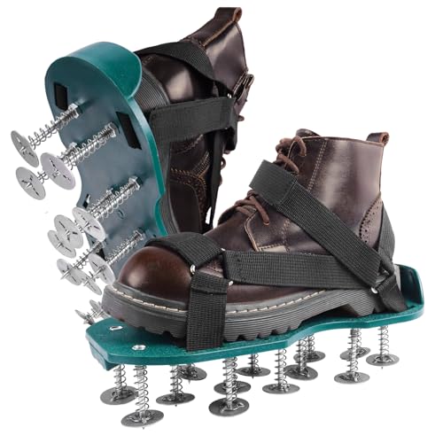 Zapatos de Aireación para Césped Ajustables con Clavos miniatura 1
