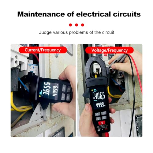 Multimètre à plage automatique avec écran pour tension AC DC - 7