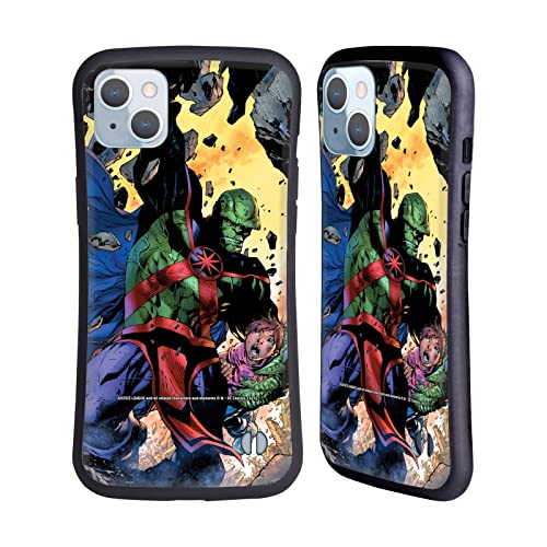 Head Case Designs Officially Licensed Justice League Dc Comics Martian Manhunter Other Members Comic Art Hybrid Case Compatible With Apple Iphone 14 Plus #TOP17
