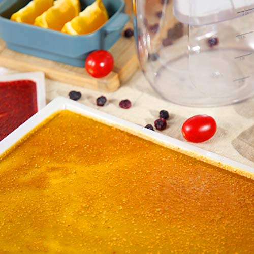 Cosori Food Dehydrator Machine Fruit Roll Sheets, Bpa-Free Plastic Tray Liners, For Fruit Leather, Meat, Beef Jerky, Herb, Vegetable C267-2Fr, 2 Pack, White #TOP3