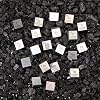 Gisafai 20 Pcs Element Cube Set 0.39 Inches Periodic Table of Elements Pure Tungsten Cube Molybdenum Titanium Copper Iron Niobium Tin Cobalt Suitable for Collection Christmas Gift