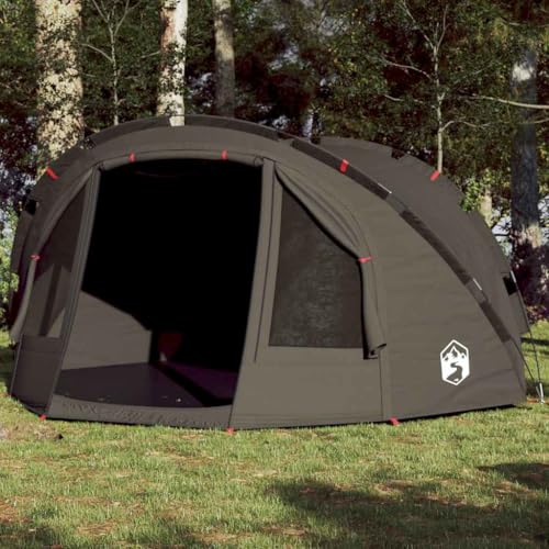 Tenda gonfiabile, per 4 persone, marrone, impermeabile, tenda gonfiabile, per campeggio, spiaggia e attività all'aperto