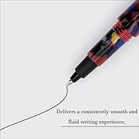 Vista 3 de Monteverde MVP Liquid Rollerball Pen - Rompecabezas rojos - Punto medio - Mini bolígrafo compacto y versátil - Tecnología Liquid Rollerball