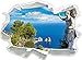 Produktbild Stil.Zeit Insel Capri in Italien, Papier 3D-Wandsticker Format: 92x67 cm Wanddekoration 3D-Wandaufkleber Wandtattoo