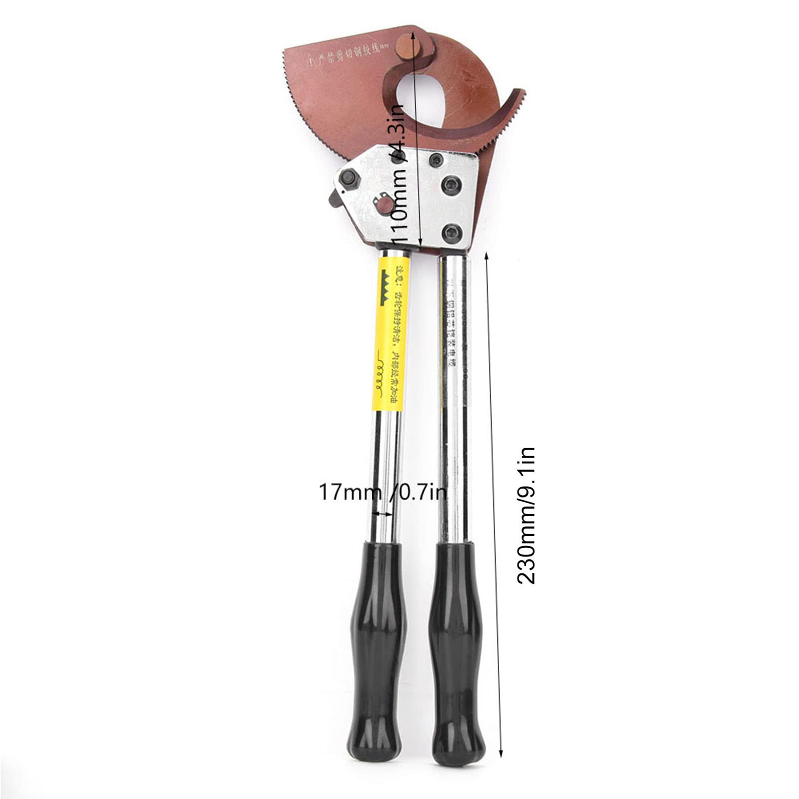 Ręczne Ratchet Cutter Cutter Industrial Mangan Steel Blade Drut Cuting Ręczny narzędzie do narzędzia elektryczne