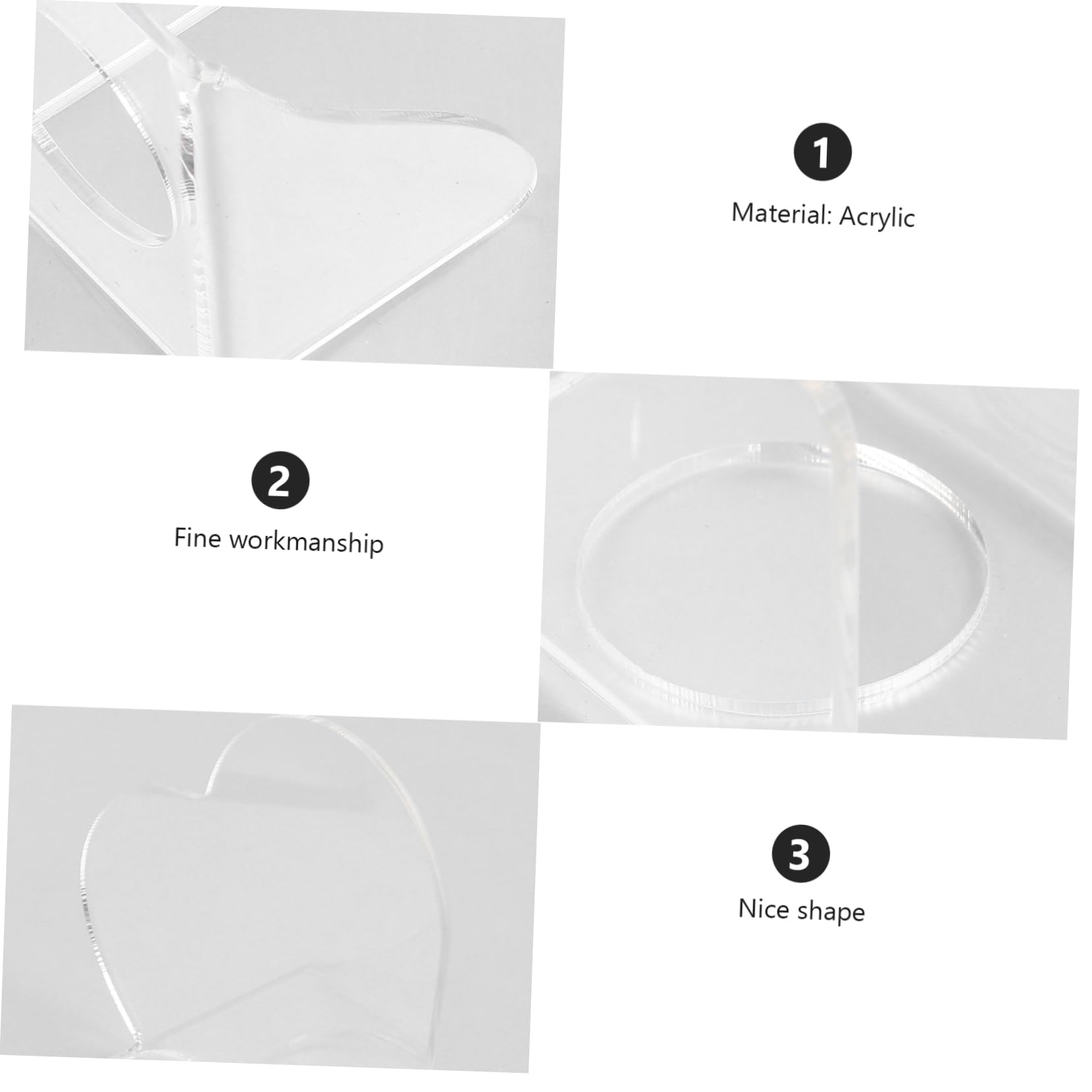 PLAFOPE 2sets Mixing Palette for Makeup Create Your Own Colors Eyeshadow Cream Powder Portable Convenient 2pcs*2