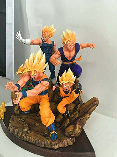 Amazon.co.jp: ドラゴンボールGK樹脂完成品超サイヤ人集合5人組