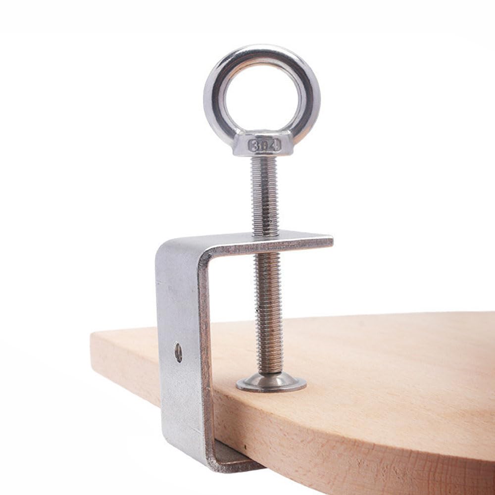 2 morsetti a C, bulloni a occhiello in acciaio inossidabile 304, morsetto a tigre con apertura a ganascia larga, universale, clip da scrivania per lavorazione del legno, saldatura, falegnameria