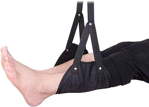 Miniatura 4 de Magik Paquete de 1 a 3 unidades de hamaca de viaje portátil para relajarse, pedal de elevación de piernas de transporte, altura y longitud