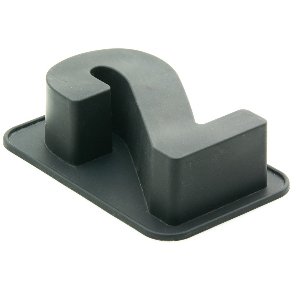 S4u Black Birthday Cake Number Silicone Moulds Non-Stick Individual Personalized Flexible Silicone Bakeware Cake Moulds Sweet Moulds (Number - 2)
