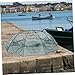 Mipcase Foldable Fishing Net Trap Compact Shrimp Net Cage for Easy Catching of Lobsters and Crabs All Conditions Umbrella Design for Simple Setup and Storage