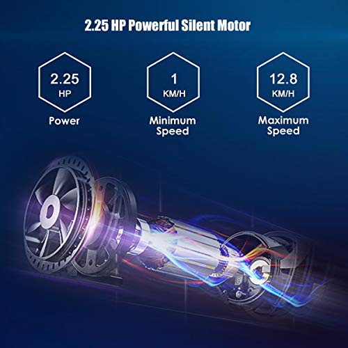 Caminadora eléctrica SPORFIT 2.25 hp plegable 55x30x51 pulg miniatura 5