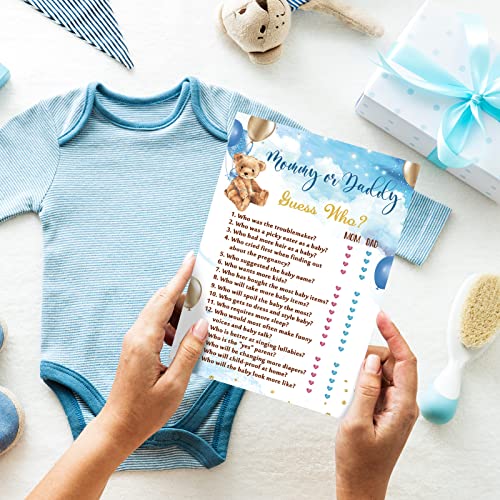 Juegos Osito Baby Shower 125 Pzs 5 Juegos con Lápices miniatura 5