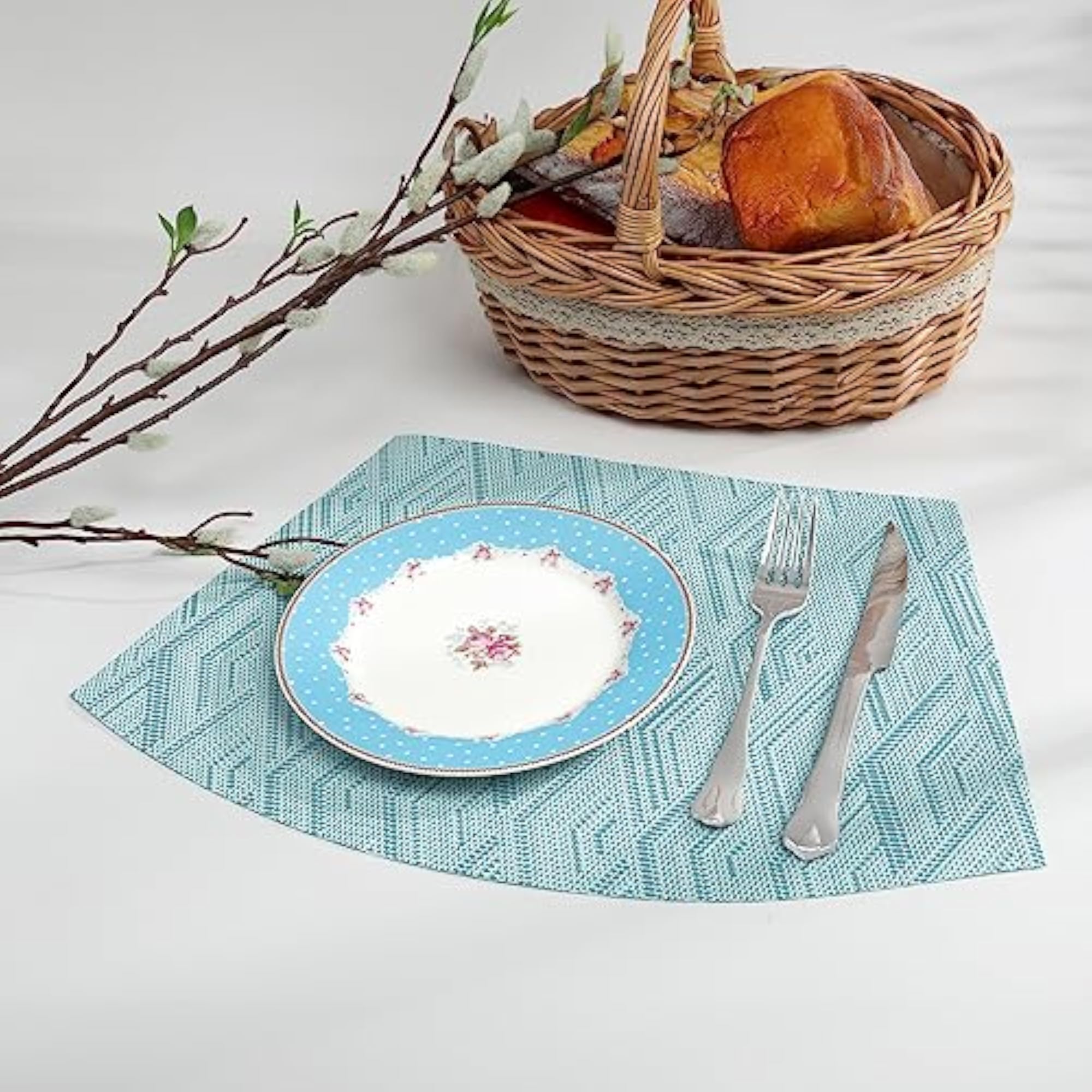 Wedge Shaped Placemats Set of 4