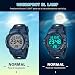 Imagen de Dislocati Reloj Despertador Digital LED multiestilo Impermeable para niños