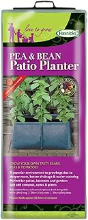 Haxnicks Pea And Bean Garden Planter | Perfect Grow Bag For Growing Climbing Vegetable Plants | Runner Beans, Climbing Beans, Sweet Peas, Peas 60x30x30 cm | Planter260101