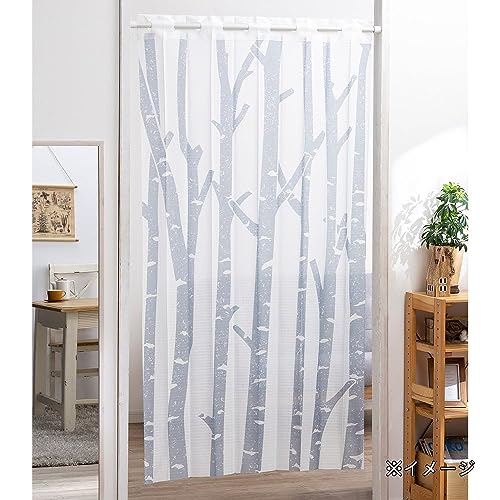 カインズ(CAINZ) 幅も高さも調整間仕切りカーテン ホワイトバーチ 幅100cm 高さ180cm 3つの取り付け方法 カットOK ほつれにくい 目隠し 間仕切りのサムネイル