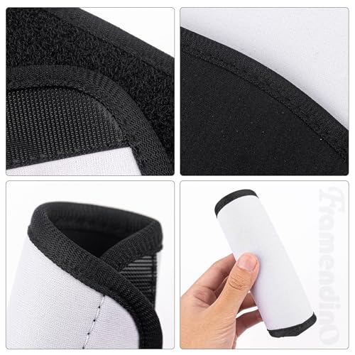 Framendino, 20 Pack Sublimation Luggage Handle Wraps Heat Transfer Neoprene for DIY Travel Suitcase Identifiers3