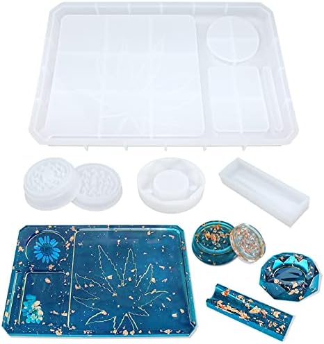 Grand Moule En Silicone Yalulu 30x20 Cm - Pour Résine Époxy, Résine UV, Pâtisserie - Blanc