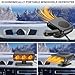 Car Heater, 12V 200W Portable Windshield Defroster, 2 in 1 with Heating and Cooling Modes, Plug in Cigarette Lighter Heaters Fast Heating Defrost Defogger with Ergonomic Handheld Design for All Cars