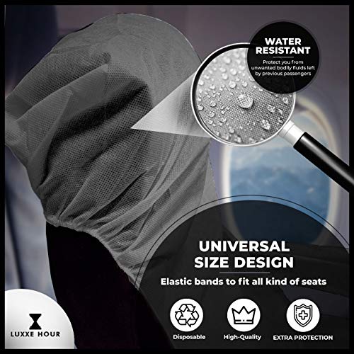 image for A-BOO-BOO BEAR 2 Airplane Seat Covers & 4 Armrest Covers, Travel Essen