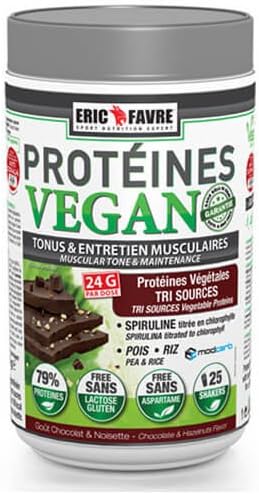 Eric Favre Vegan Proteins 750g - Chocolate Hazelnut