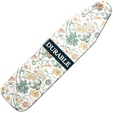 veiox Premium Ironing Board Cover and Pad – Reflective Heat Technology, Heavy-Duty Fabric – Scorch & Stain-Resistant Padding (15″X54″)