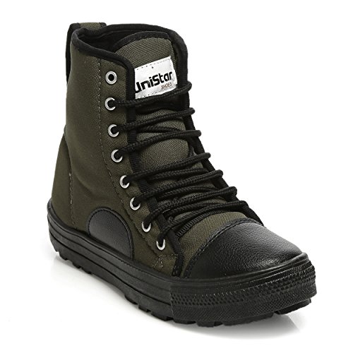 Image of Unistar High Ankle Trekking Ridding Men's Boots | Anti Skid Sole with Mild Waterproof Protection