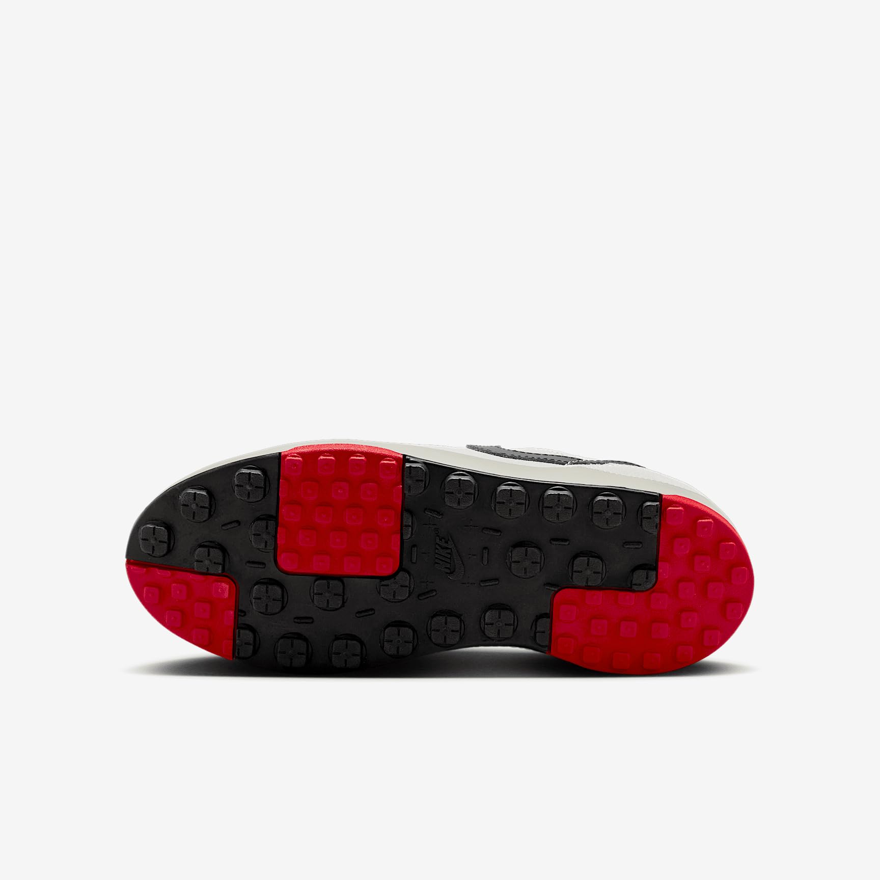 Nike C1TY Big Kids' Shoes (HQ0028-002, College Grey/Vast Grey/Fire Red/Black) Size 4