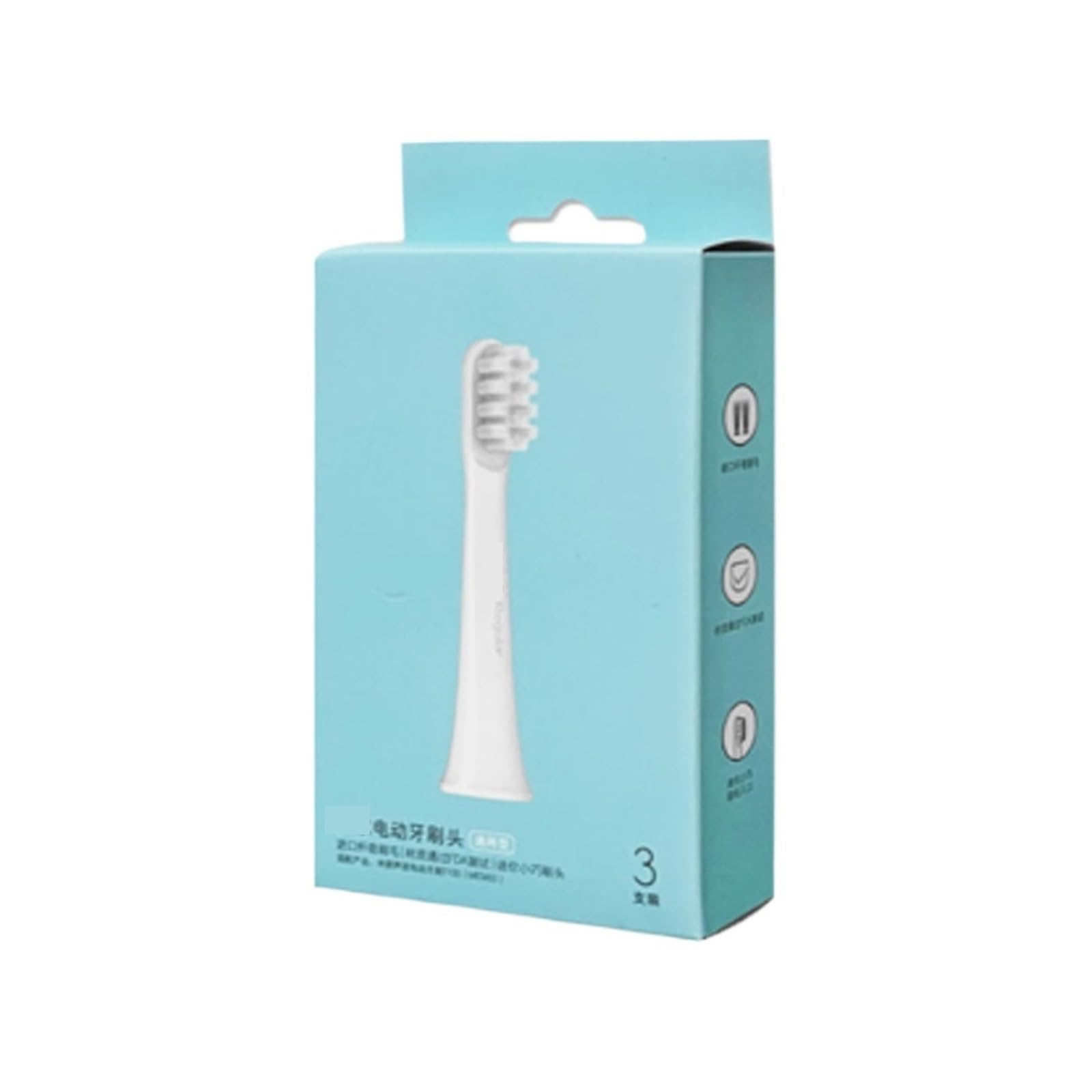 Cabezales de repuesto for cepillos de dientes, compatibles con Xiaomi, | Compatible con boquillas for cepillos de dientes eléctricos Mijia, T100(6pcs)