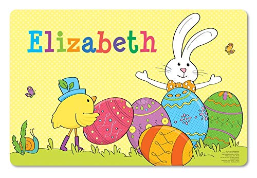 Personalized Placemat for Kids Easter Bunny - I See Me!