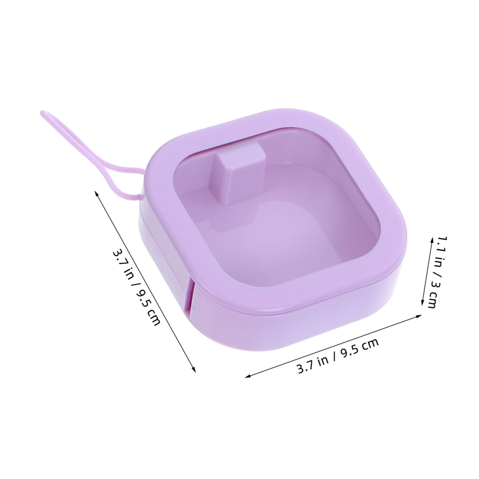 ULTECHNOVO 4 Stück Teiliges Haargummi Organizer Kompakte Schmuckbox aus Robustem Material Durchsichtige Aufbewahrung für Haarspangen Haargummis und Kleine Accessoires Tragbar für Reisen und