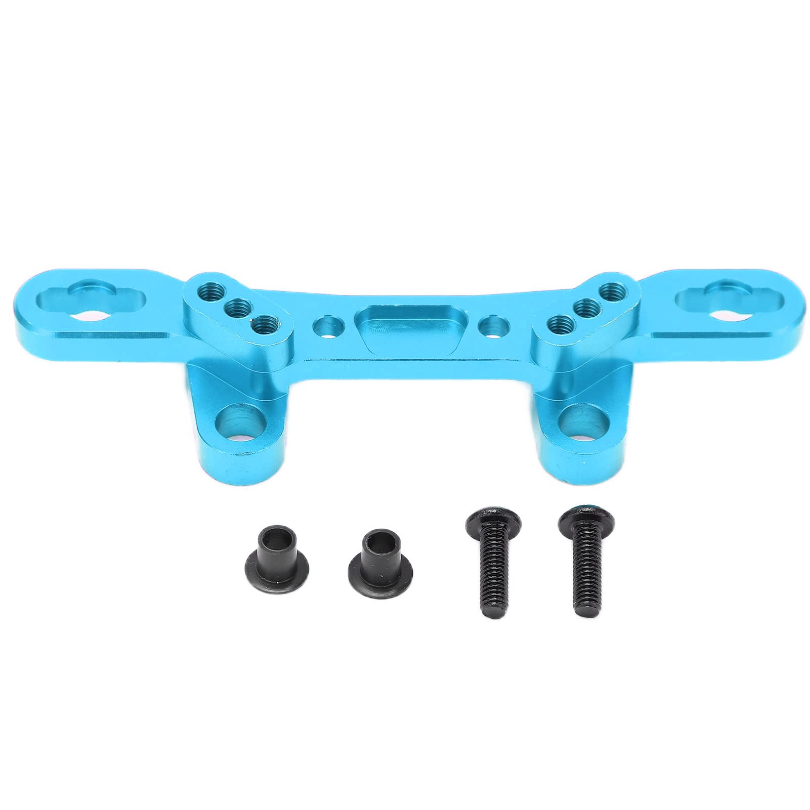 Dilwe RC Shock Damper Tower, RC Shock Damper Tower Mount Aluminum Alloy RC Rear Front Shock Tower for Tamiya TT02 Upgrade(Blue)