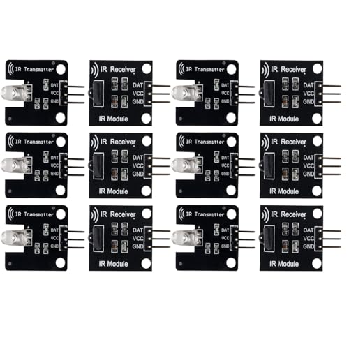 6Set IR Infrared Transmitter Module Ir Digital 38khz Infrared Receiver Sensor Module for Electronic Building Block