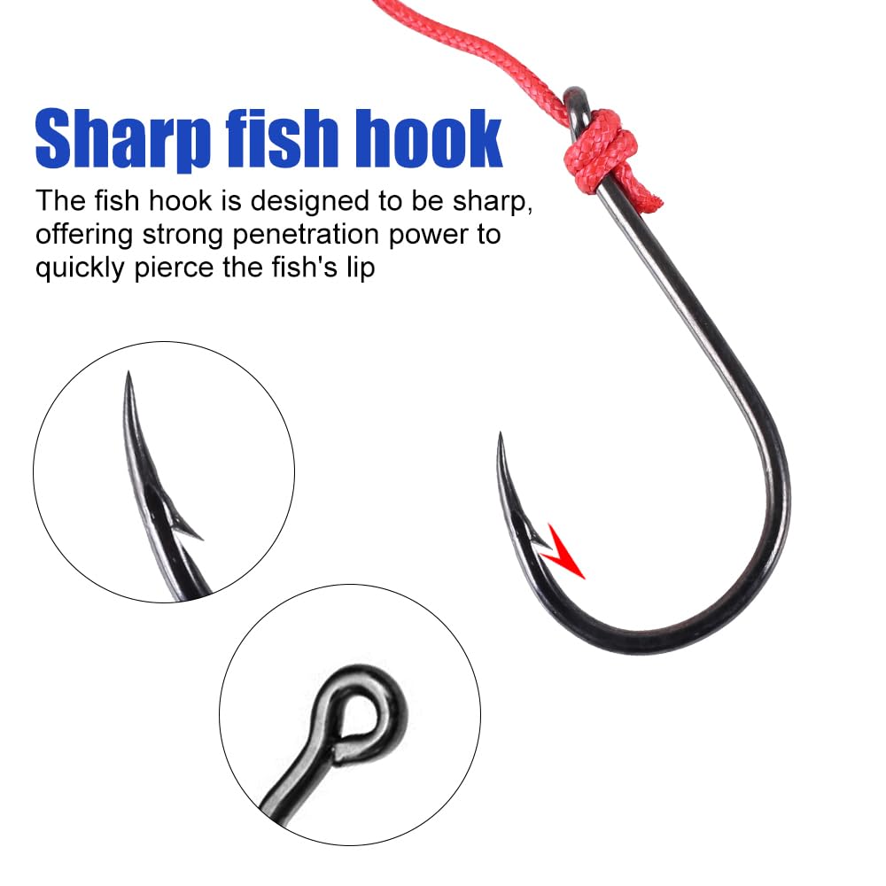 Esche da Pesca, 5 Pezzi Esca Artificiali Traina Luminose con Coda a Gonna a Gancio per Pesca in Acqua Salata Mare