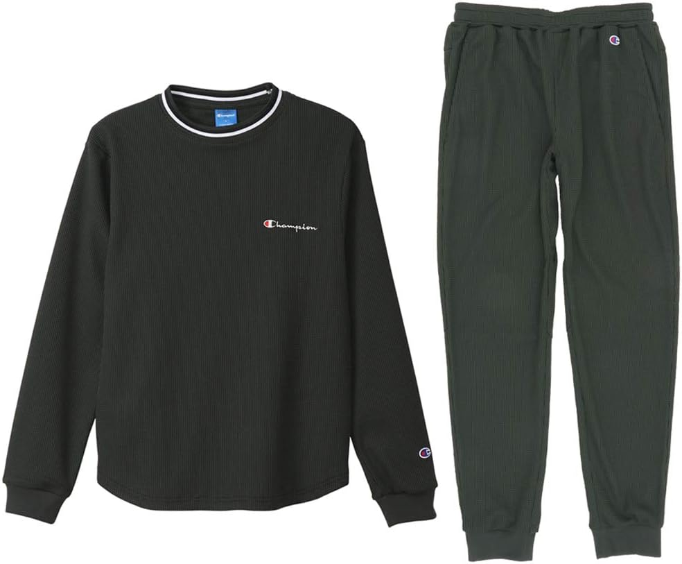 メール便不可 チャンピオン ロングスリーブtシャツ パンツ 上下セット メンズ C3ss415 C3ss210 Tシャツ カットソー Proksi Si